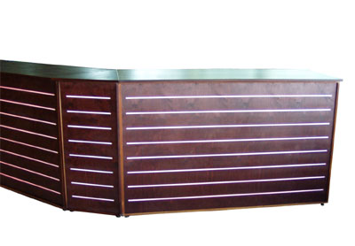 Empfangstheke Leuchttheke Norderney